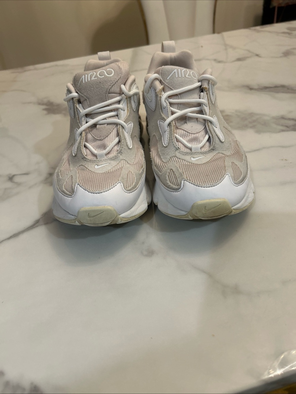 Nike Kids' Air 200 White and Beige Sneakers